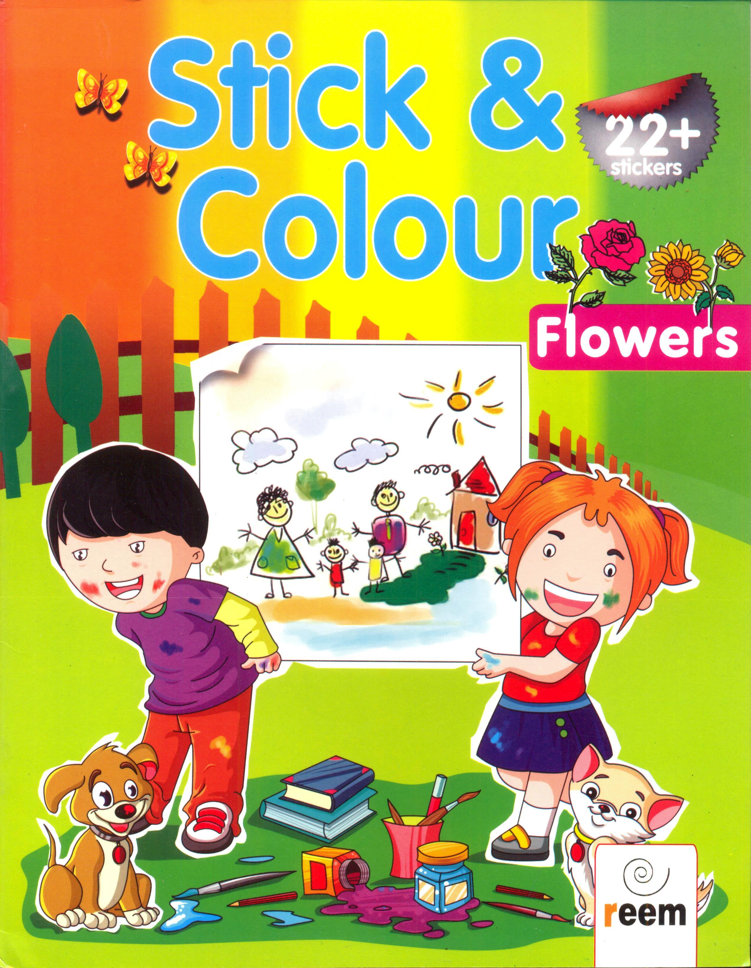 Stick N Colour (Flowers)