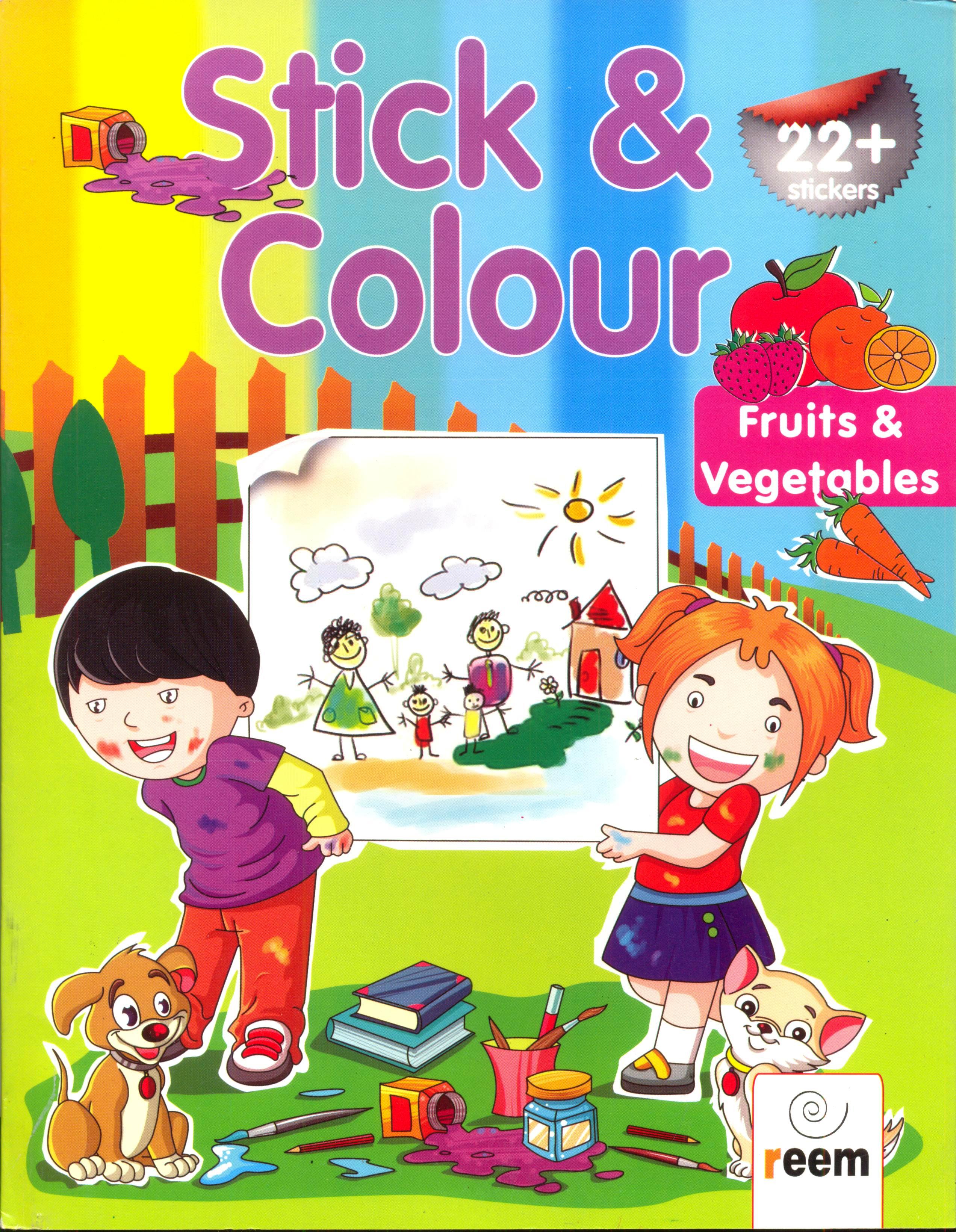 Stick N Colour (Fruits & Vegetables)