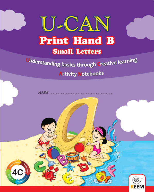 U-Can Print Hand B Small Letters